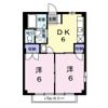 サンハイツ渡辺Cの間取り画像