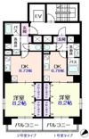 メゾン・フジ山伏町の間取り画像
