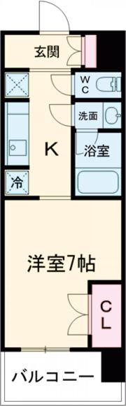 RJRプレシア西小倉駅前の間取り画像