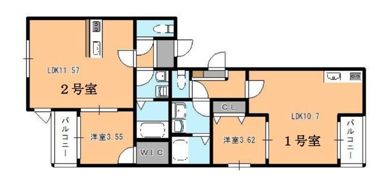 Il Vivace姪浜の間取り画像