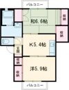 えすたしおん下滝野ハイツの間取り画像