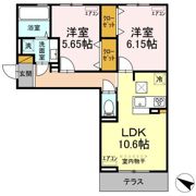 BLESS 蘇我の間取り画像