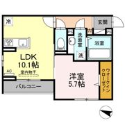 リュトモス西旭の間取り画像