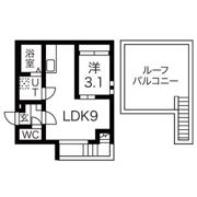 GRANDTIC平安通の間取り画像