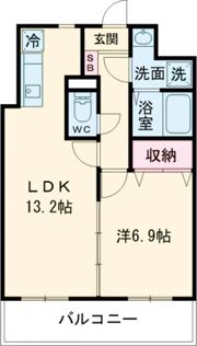 リバーサイド天神の間取り画像
