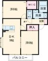 カーサ ベッラ Bの間取り画像