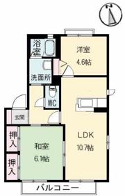 シャーメゾン立川の間取り画像