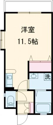 シェリール天神Aの間取り画像