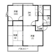フレグランセBの間取り画像