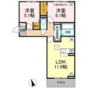 ソレイユ Aの間取り画像