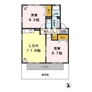 フローラティA・B Aの間取り画像