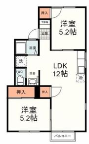 グリーンハイツ押切Aの間取り画像
