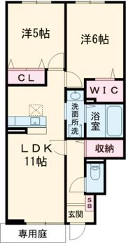 ARIES名島の間取り画像