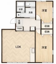カーサルピナスA棟の間取り画像