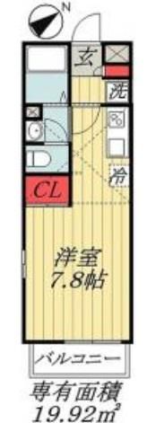 ダイレクト・メゾン原木中山の間取り画像
