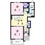 リバーサイド川島Aの間取り画像