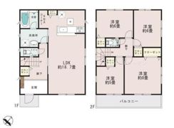 クレイドルガーデン久喜市栗橋東第6 2号棟の間取り画像