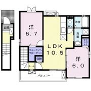 チェリーコッティⅠの間取り画像