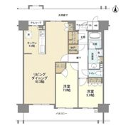 グランカサーレ北千里の間取り画像