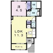 セレーノ コッコの間取り画像