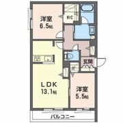 シャーメゾン飾磨区細江の間取り画像