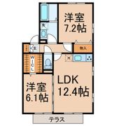 ウィング白羽根の間取り画像