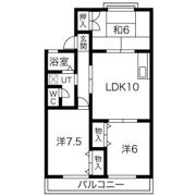 フラワーハイツの間取り画像