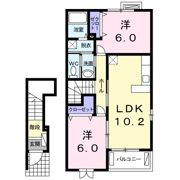 ヒルサイド・ブローテCの間取り画像