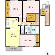ポンテ リブロ Aの間取り画像