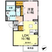 ラフィネ下荒田の間取り画像