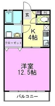 ウィングヴィラ枝野 C棟の間取り画像
