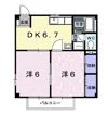 コーポ新田Bの間取り画像