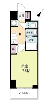 セレニテ神戸元町クレアの間取り画像