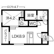 グランディⅡの間取り画像