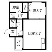 FERIO平安通の間取り画像