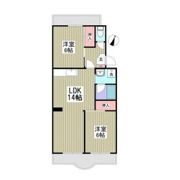 旭が丘カサヴェールの間取り画像