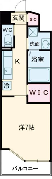ウィングス重住の間取り画像