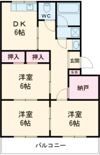 朝日マンションの間取り画像
