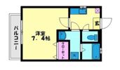 クレフラスト久留米大Aの間取り画像