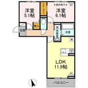 ソレイユ Aの間取り画像