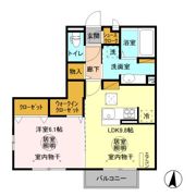 グランマーレMITO Eの間取り画像