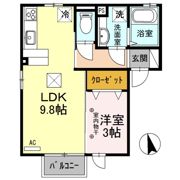 ロイヤルテラス Cの間取り画像