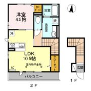 アマビリテ Bの間取り画像
