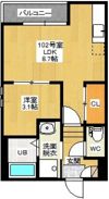 Grandtic SUBARUの間取り画像