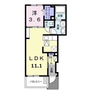 ルーベル柞原の間取り画像
