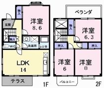 エナール観月坂の間取り画像