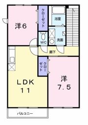 MAX．K2の間取り画像