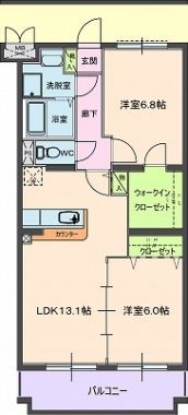 グランストーク下平川の間取り画像
