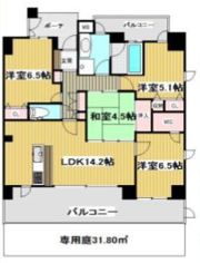 ウィルコート八木の間取り画像