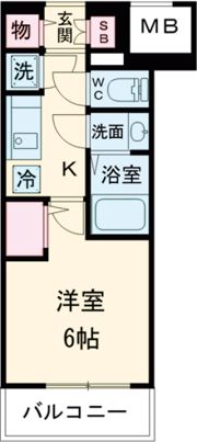 レジュールアッシュ神戸ハーバーランドの間取り画像